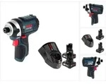 Bosch GDR 12V-105 Akku Drehschlagschrauber 12V 105Nm + 2x Akku 6,0Ah +...