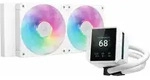 K Cooler Wasserk&uuml;hlung DeepCool MYSTIQUE 240 White ARGB Eingabe / Ausgabe M&auml;use &