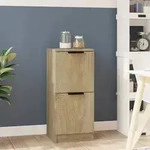 vidaXL Sideboard Sonoma-Eiche 30x30x70 cm Holzwerkstoff