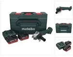 Metabo W 18 L 9-125 Akku Winkelschleifer 18 V 125 mm + 2x Akku 8,0 Ah +...