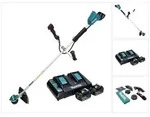 Makita DUR 368 APF Akku Freischneider 36 V ( 2 x 18 V ) Zweihandgriff Brushless + 2x