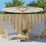 vidaXL Strandt&uuml;cher 2 Stk. Grau 60x135 cm Stoff 400 GSM