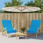 vidaXL Strandt&uuml;cher 2 Stk. T&uuml;rkis 60x135 cm Stoff 400 GSM