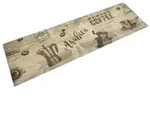 vidaXL K&uuml;chenteppich Waschbar Kaffee Braun 45x150 cm Samt