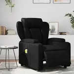 vidaXL Massagesessel Elektrisch Schwarz Kunstleder