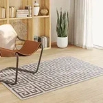 vidaXL Teppich Kurzflor Mehrfarbig 120x180 cm Rutschfest