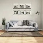 vidaXL Teppich ISTAN Hochflor Gl&auml;nzend Grau 120x170 cm