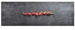 vidaXL K&uuml;chenbodenmatte Waschbar Pfeffer 45x150 cm
