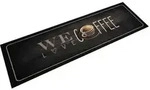 vidaXL K&uuml;chenteppich Waschbar Kaffee 45x150 cm Samt