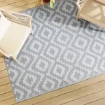 vidaXL Outdoor-Teppich ARAKIL Grau 160x230 cm PP