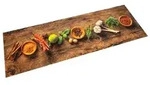 vidaXL K&uuml;chenteppich Waschbar Gew&uuml;rze 45x150 cm Samt