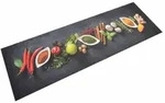 vidaXL K&uuml;chenteppich Waschbar Gew&uuml;rze 60x180 cm Samt