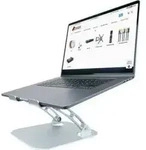 Schwaiger Laptopst&auml;nder bis 20 Max. 20KG faltbar Alu Silber Multimedia-Technik