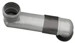 Haas WC-Versprungbogen waagerecht DN 90/110, einstellbar 15&ndash;35 cm, Einbauh&ouml;he 80