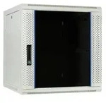 Danicom - 12 HE Serverschrank, Wandgeh&auml;use mit Glast&uuml;r, Wei&szlig; (BxTxH) 600 x...