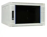 Danicom - 6 HE Serverschrank, Wandgeh&auml;use mit Glast&uuml;r, Wei&szlig;, (BxTxH) 600 x...