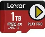 Lexar 1TB microSDXC Express PLAY Pro Express 7.1 UHS-I C10 U3 V30 (LMSXPS0001T-BNNNG)
