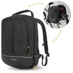 Wozinsky Fahrradtasche Doppelrucksack 2in1 30l schwarz (WBB30BK)