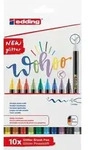 EDDING 1340 glitzer Brush-Pens farbsortiert 10 St.