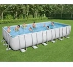Bestway Power Steel Pool-Set Rechteckig 732x366x132 cm