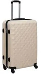 vidaXL Hartschalen-Trolley Golden ABS