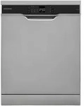 Telefunken Geschirrsp&uuml;ler freistehend 60 cm, Sp&uuml;lmaschine Silber, 12 Ma&szlig;gedecke, 6