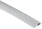 Hama Flexibler Kabelkanal, selbstklebend, halbrund, 180 x 3 x 1 cm, PVC, Grau