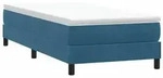 vidaXL Boxspringbett ohne Matratze Dunkelblau 100x210 cm Samt