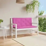 vidaXL Gartenbank-Auflagen 2 Stk. Rosa 120x50x7 cm Stoff