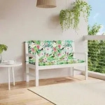 vidaXL Gartenbank-Auflagen 2 Stk. Mehrfarbig 120x50x7 cm Stoff