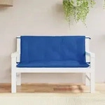vidaXL Gartenbank-Auflagen 2 Stk. Blau 120x50x7 cm Oxford-Gewebe