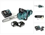 Makita DUC 355 RG2 Akku Kettens&auml;ge 36V ( 2x18V ) Brushless 35 cm + 2x 6,0 Ah...