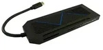 LC-Power Hub LC-Hub-C-Multi-6-RGB black - Schwarz