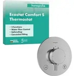 hansgrohe Thermostat UP Ecostat Comfort S Fertigset 2 Verbraucher chrom, 1 Stk.