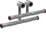Geberit GE Mapress, C-Stahl, Hzk-Anschluss Set, VL/RL, m. EK-Klemmverschr., d15...