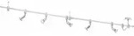 Elegante LED Spotschiene Vilanova, 5-Flammig, Alu, Variante-C