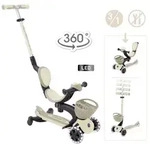 GLOBBER GO-UP BABY 360 LIGHTS taupe, mit Leuchtrollen und Leuchtmodul