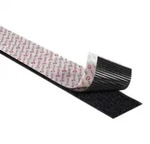&reg; Klettband Extra Stark Selbstklebend, Haken &, Flausch 50mm x 2.5m Schwarz