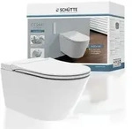 CESARI PREMIUM Dusch-WC, Wei&szlig;, Slim, Sp&uuml;lrandlos