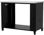 COZZE Outdoor K&uuml;chentisch 115 mit 4 robusten R&auml;dern