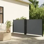 vidaXL Seitenmarkise Ausziehbar Anthrazit 120x1000 cm