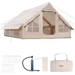 VEVOR Aufblasbare Zelte f&uuml;r Camping 4x3x2 m, 5_8 Personen, 300D Oxford Glamping-Zelt
