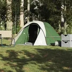 vidaXL Campingzelt 4 Personen Gr&uuml;n Wasserdicht