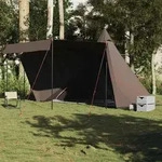 vidaXL Tipi-Familienzelt 8 Personen Braun Wasserdicht