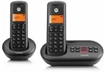 Motorola Voice E212 Digitales Schnurlostelefon schwarz