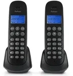 Profoon PDX-320 - DECT-Telefon mit 2 Mobilteilen, Schwarz