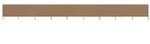 vidaXL 9-teiliges Windschutzgewebe 1200 x 160 cm Taupe