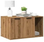 vidaXL Katzenklo Artisan-Eiche 80x50x45 cm Holzwerkstoff
