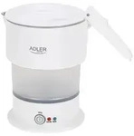 Adler AD 1377 Reise-Wasserkocher 0,6 L - 600 W, faltbar - Wei&szlig;