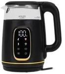 Adler AD 1305 BG Wasserkocher 2200 W - 5 Temperatureinstellungen, 360&deg;-Sockel